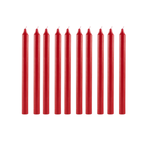 ENDAST WEBB Kronljus 29 cm Röd 10-pack