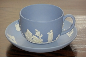 Tekopp i Jasperware från Wedgwood