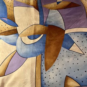 Vintage Siden Scarves från André Courrèges No19