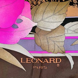 Stor Sidenscarves från Leonard Paris No33