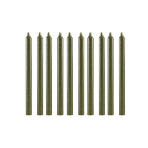Rustikljus 29 cm Skogsgrön 10-pack