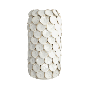 Vase, HD Dot, White, Finish/Colour/Size may vary