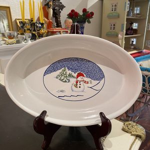 Stor oval Form Snögubbe