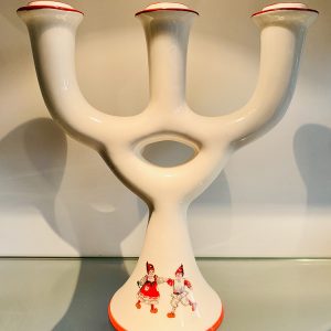 Trearmad Ljusstake med julmotiv från Mariehult