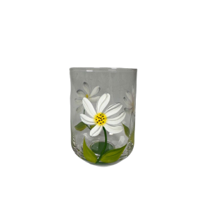 HANDPAINTED GLASS BLOOMY