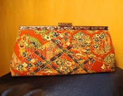 Aftonväska i kimonotyg